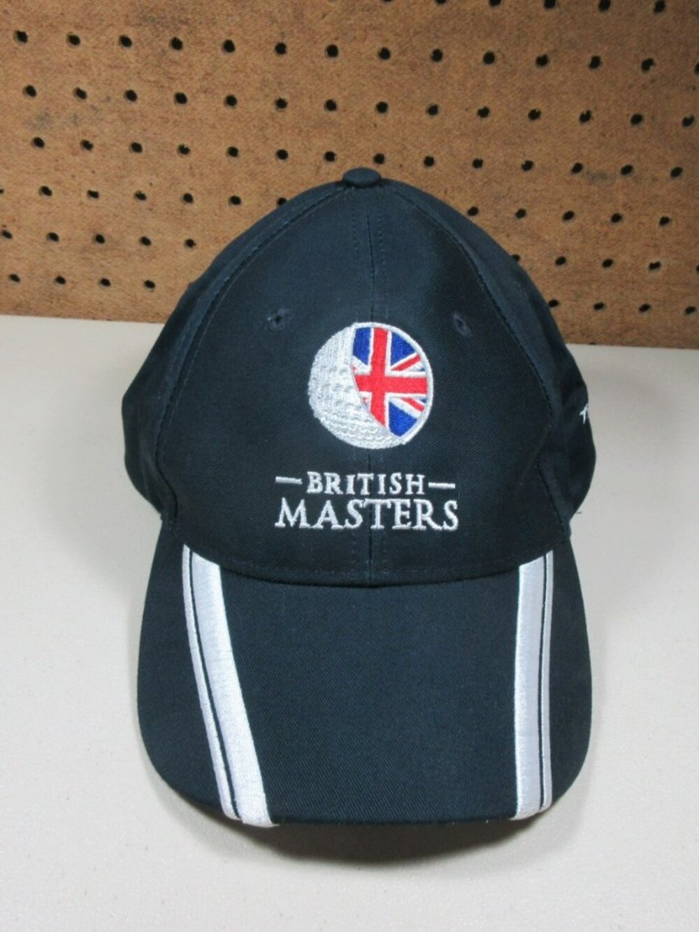 Level 4 Golf mens navy British Masters The Grove strapback golf hat OS EUC